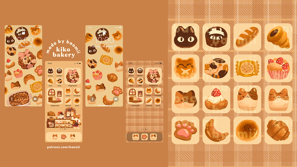 kiko bakery 🍞🥐🥖 icon pack