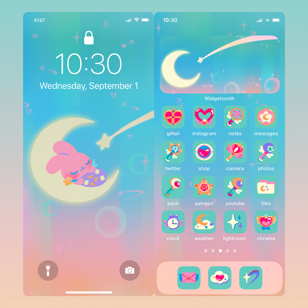 magical girls 💖 icon pack