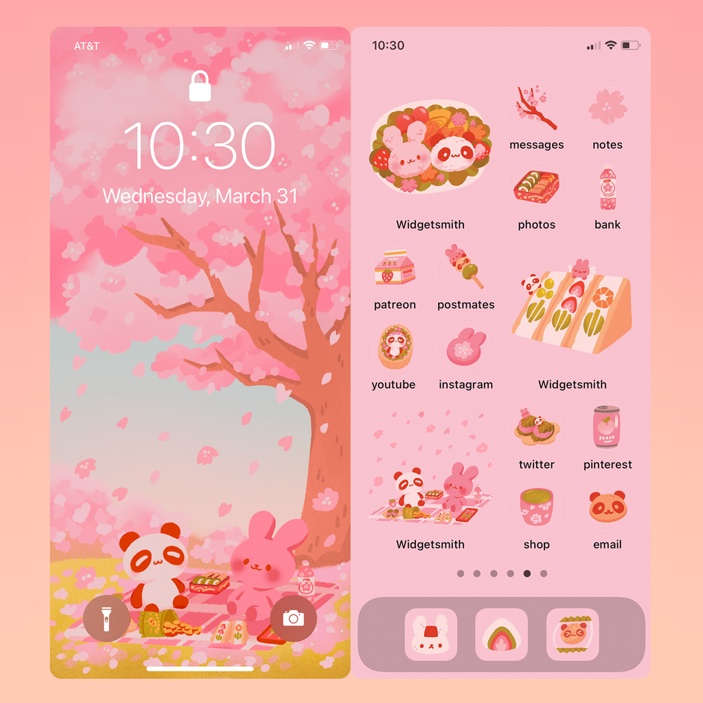 sakura picnic 🌸🍡 icon pack