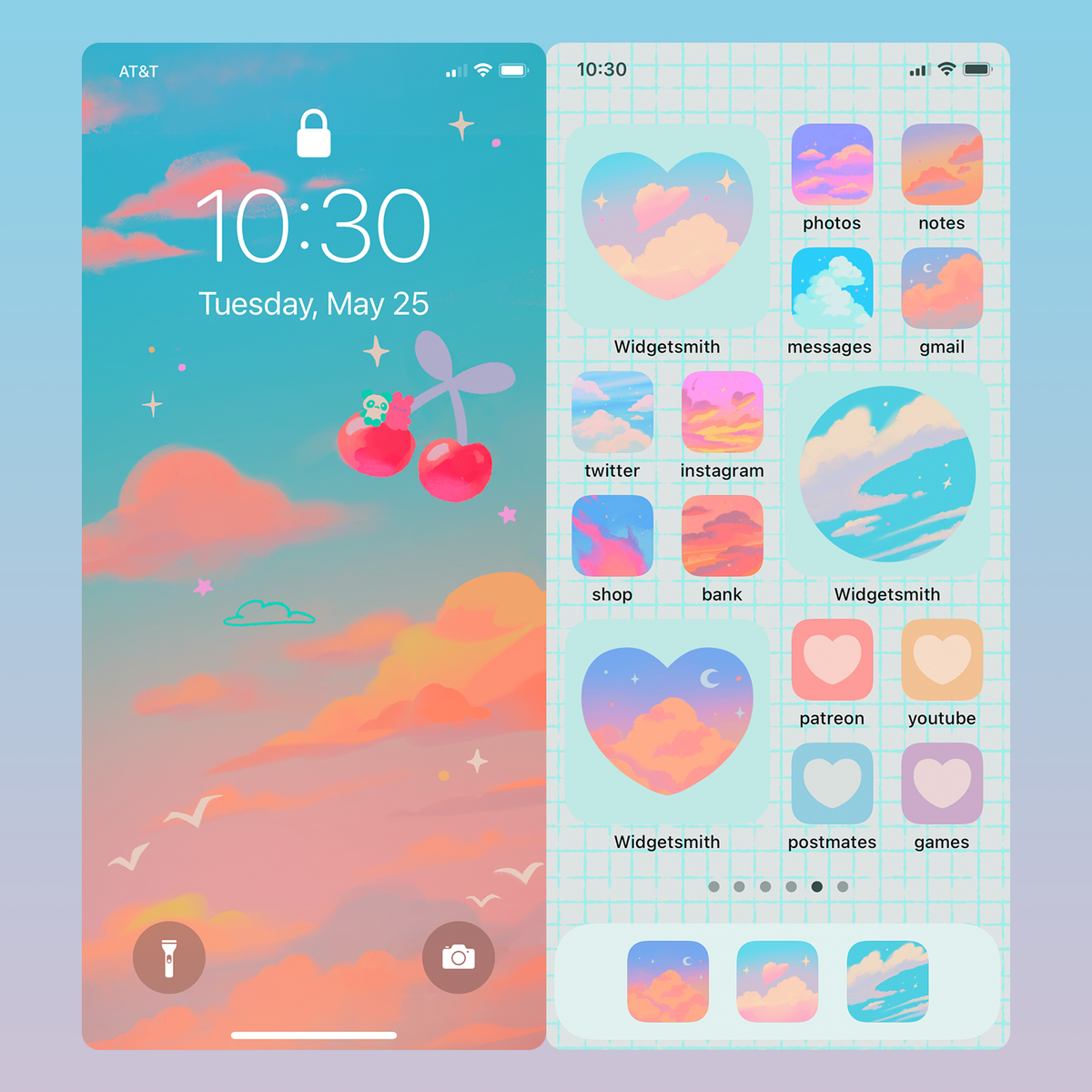 pastel sky ☁️💫 icon pack | baomii